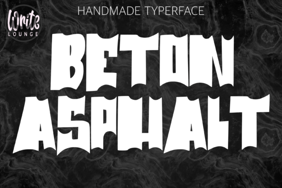 Beton Asphalt: A Bold Display Typeface for Modern Web Design