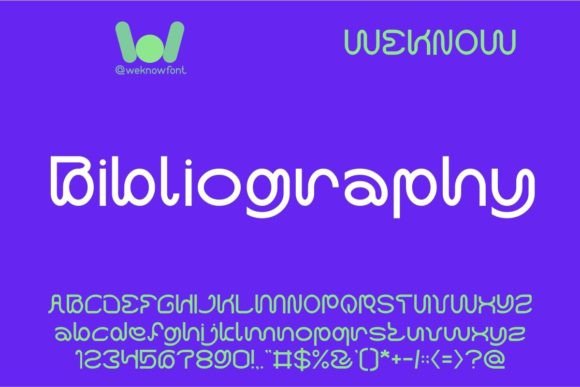 Bibliography Display Font: A Web Designer's Honest Review