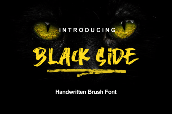 Black Side: The Handwritten Brush Typeface for Modern Editorial Design