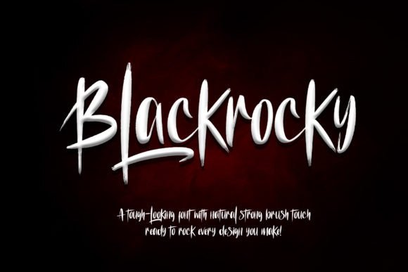 Blackrocky: The Natural Brush Typeface for Bold Branding
