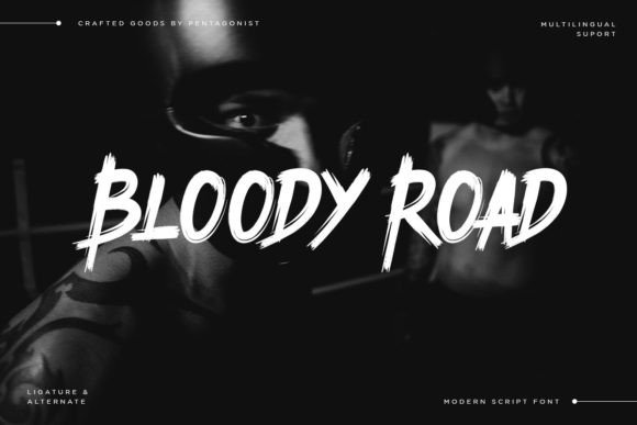 Bloody Road: The Bold Display Typeface for Handmade Branding