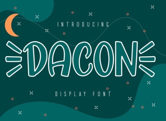 Dacon: The Bold Display Font for Modern Editorial Design