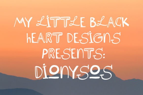 Dionysos: The Playful Display Font for Vibrant Digital Brands