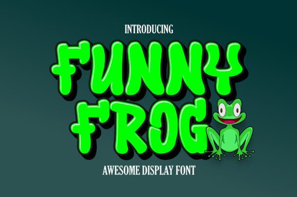 Funny Frog: The Quirky Display Font That Elevates Campaign Visuals