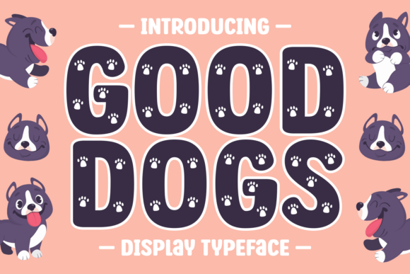 Good Dogs: A Playful Display Typeface for Modern Web Design