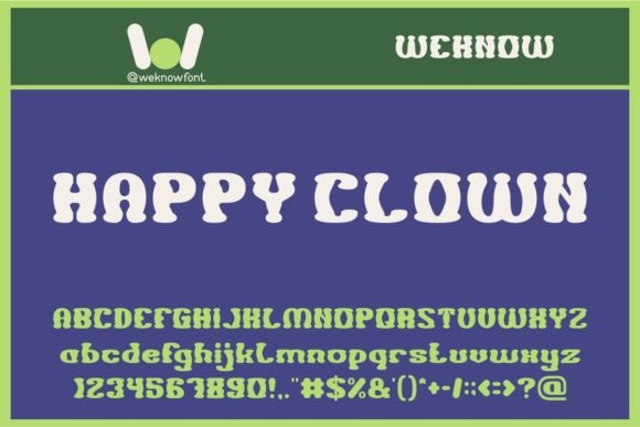 Happy Clown: The Premium Display Font for Scroll-Stopping Campaigns