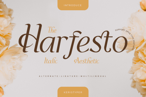 Harfesto: The Elegant Display Font for Modern Web Design