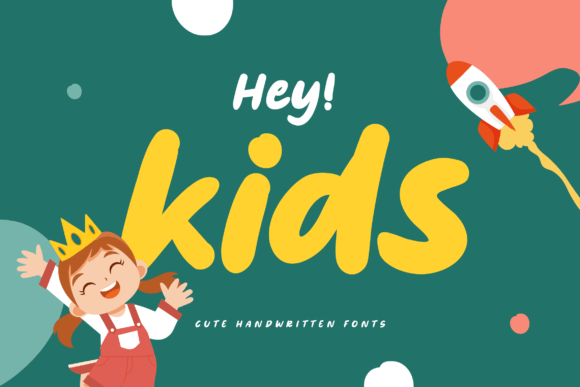 Hey Kids: The Perfect Handwritten Display Font for Crafters