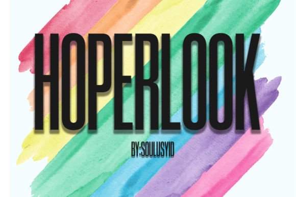 Hoperlook: The Bold Display Typeface for High-Impact Branding