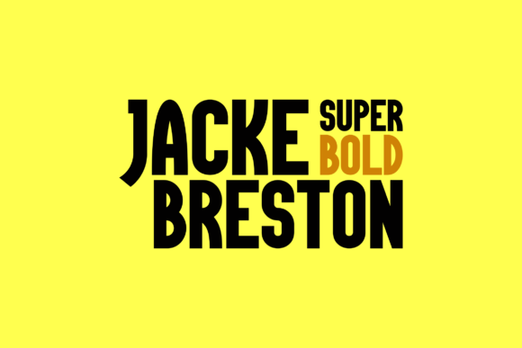 Jacke Breston: A Modern Display Typeface for Digital Branding