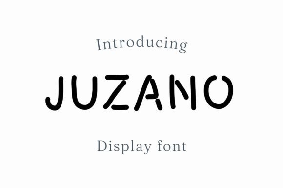 Juzano Display Font for Web Design