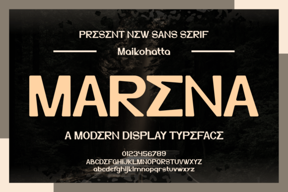 Marena: The Modern Display Typeface for High-Impact Campaigns