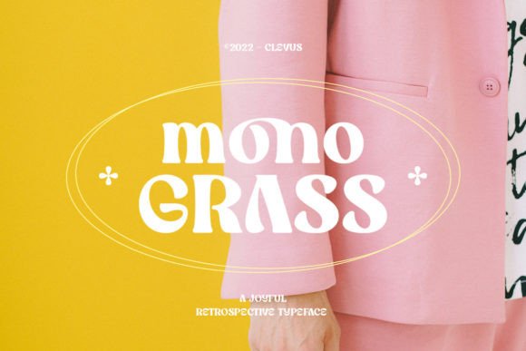 Mono Grass: The Retro Display Font for Modern Campaigns