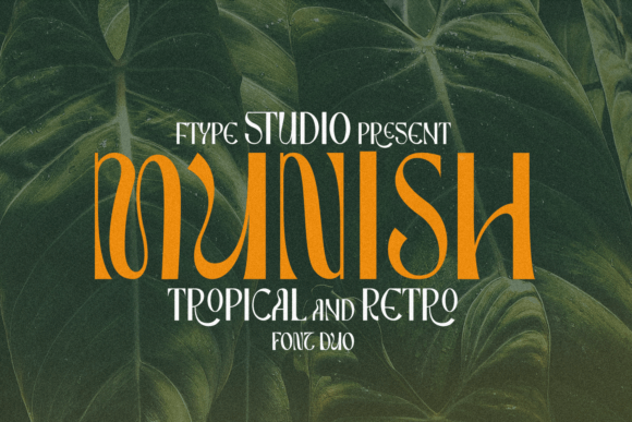 Munish: The Exotic Display Font That Elevates Small Business Branding
