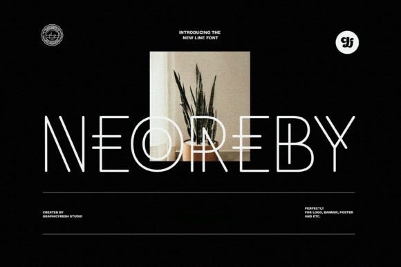 Neoreby: A Unique Display Font for Modern Brand Identity
