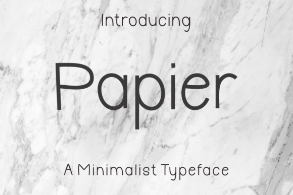 Papier: The Display Font for Modern Editorial Design