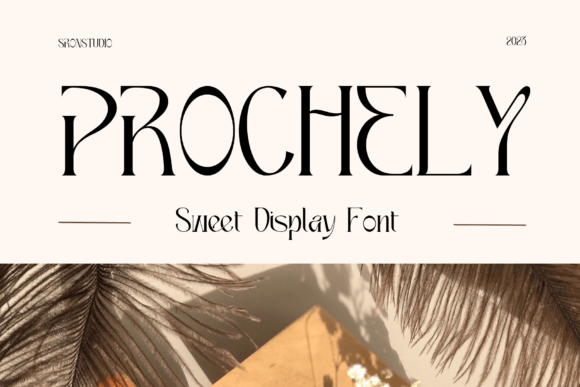 Prochely: A Modern Display Typeface for Campaign Visuals