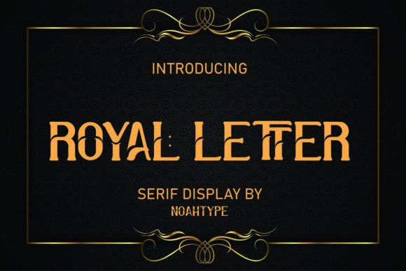 Royal Letter: The Premium Display Font for Elevating Your Brand Identity