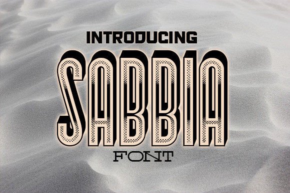 Sabbia: A Bold Sans Serif Font for Eye-Catching Campaigns