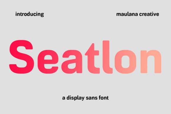 Seatlon: The Premium Display Font That Polishes Your Brand Identity