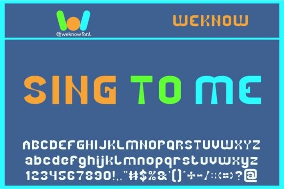 Sing to Me: A Modern Display Font for Editorial Design
