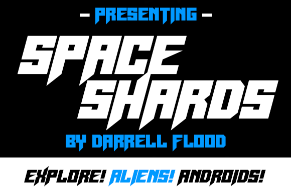 Space Shards: The Razor-Sharp Display Font for Edgy Brand Identity
