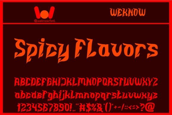 Spicy Flavors: The Creative Font for Scroll-Stopping Campaigns