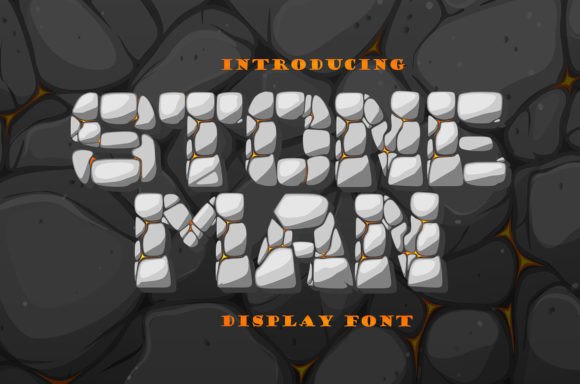 Stone Man: The Premium Display Typeface for Bold Campaign Visuals