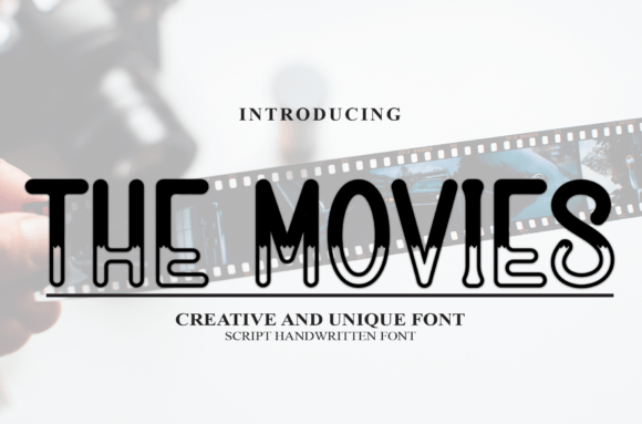 The Movies: A Handwritten Display Font for Engaging Web Design