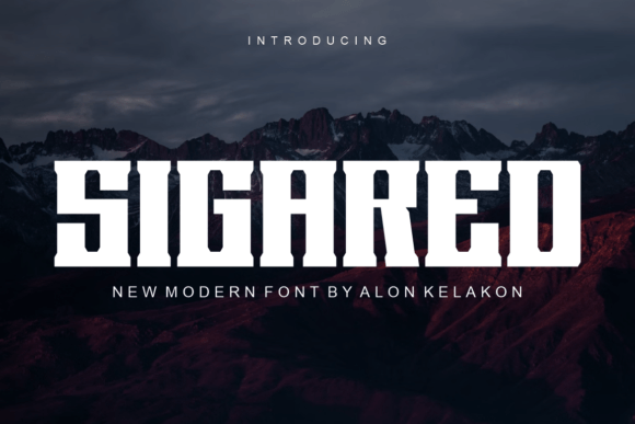 Upgrade Your Brand with the Bold Sigared Typeface